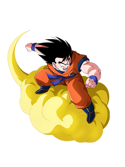 Goku voando